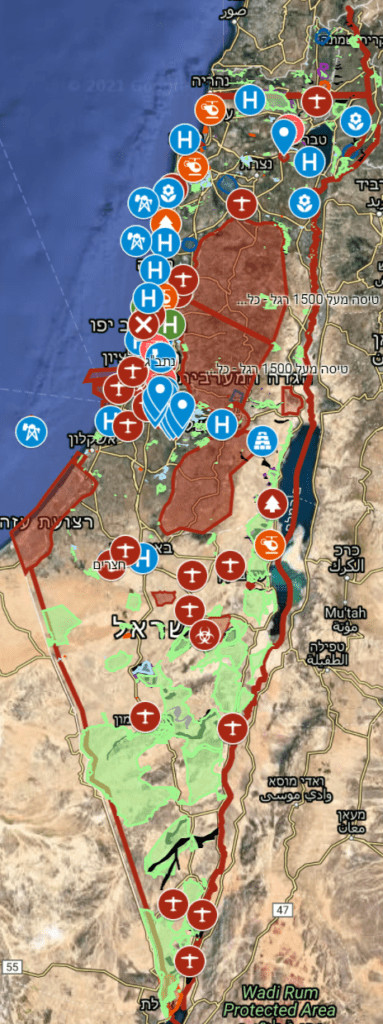 אזורים אסורים להטסת רחפנים